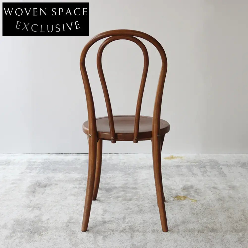 Elegant Solid Beech Wood Bentwood Dining Chair for Modern Homes and Events