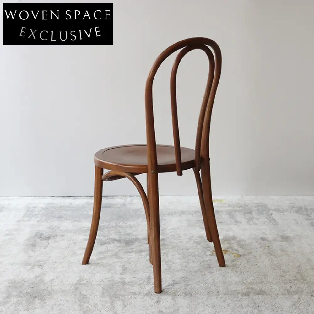 Elegant Solid Beech Wood Bentwood Dining Chair for Modern Homes and Events