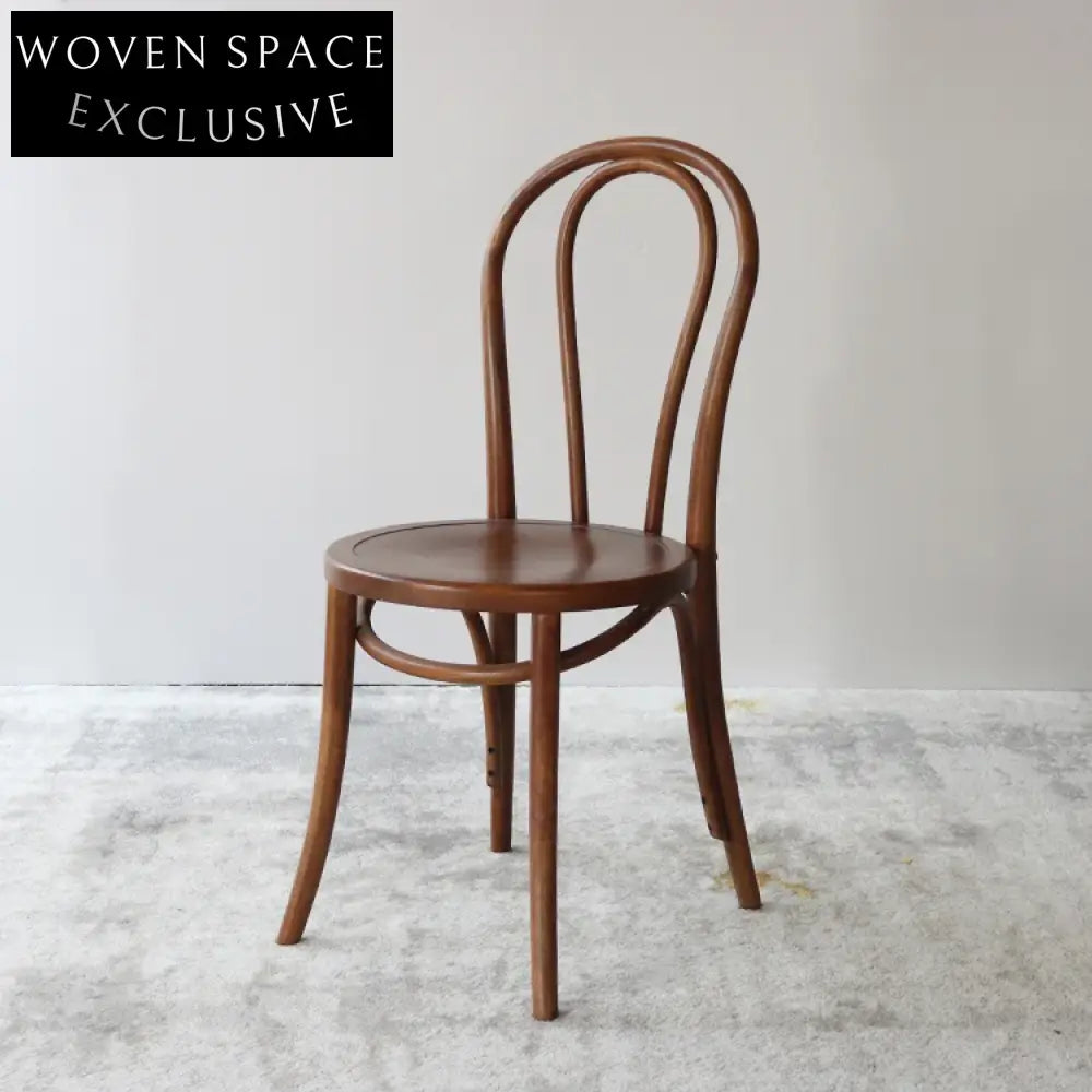Elegant Solid Beech Wood Bentwood Dining Chair for Modern Homes and Events