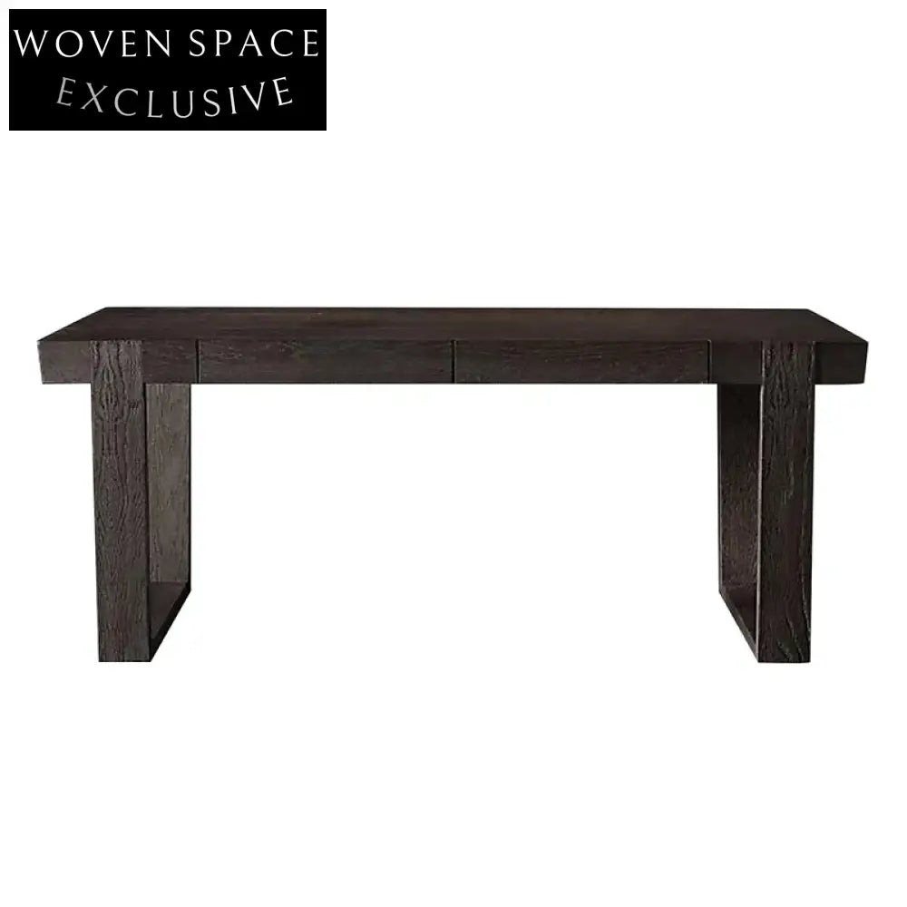 Elegant Solid Oak Wood Modern Office Desk and Home Dressing Table