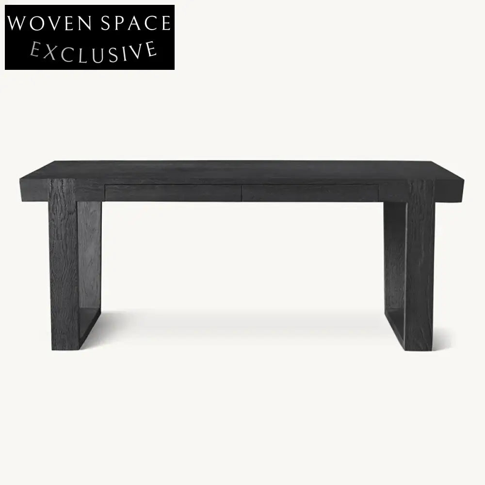 Elegant Solid Oak Wood Modern Office Desk and Home Dressing Table