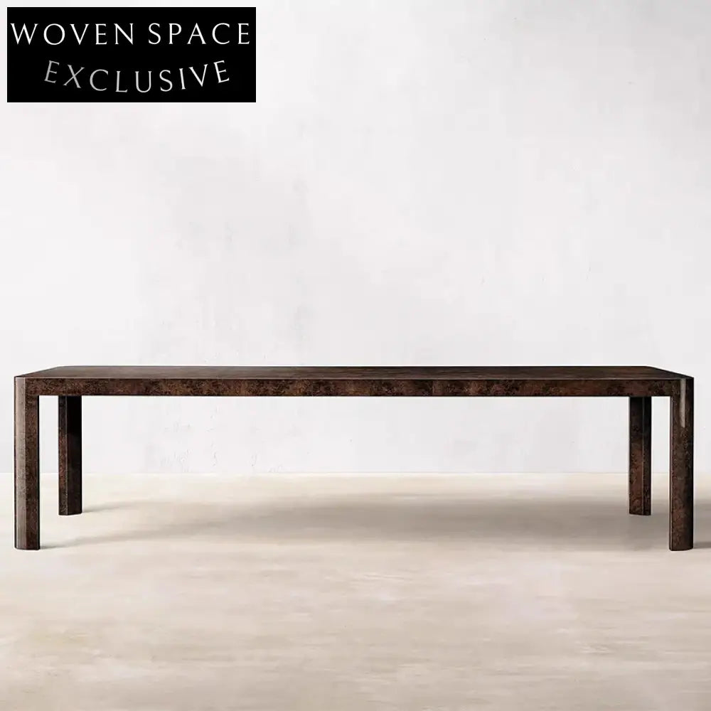 Elegant Solid Oak Wood Nordic Round Rectangular Luxury Home Restaurant Dining Table