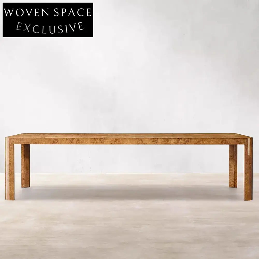 Elegant Solid Oak Wood Nordic Round Rectangular Luxury Home Restaurant Dining Table