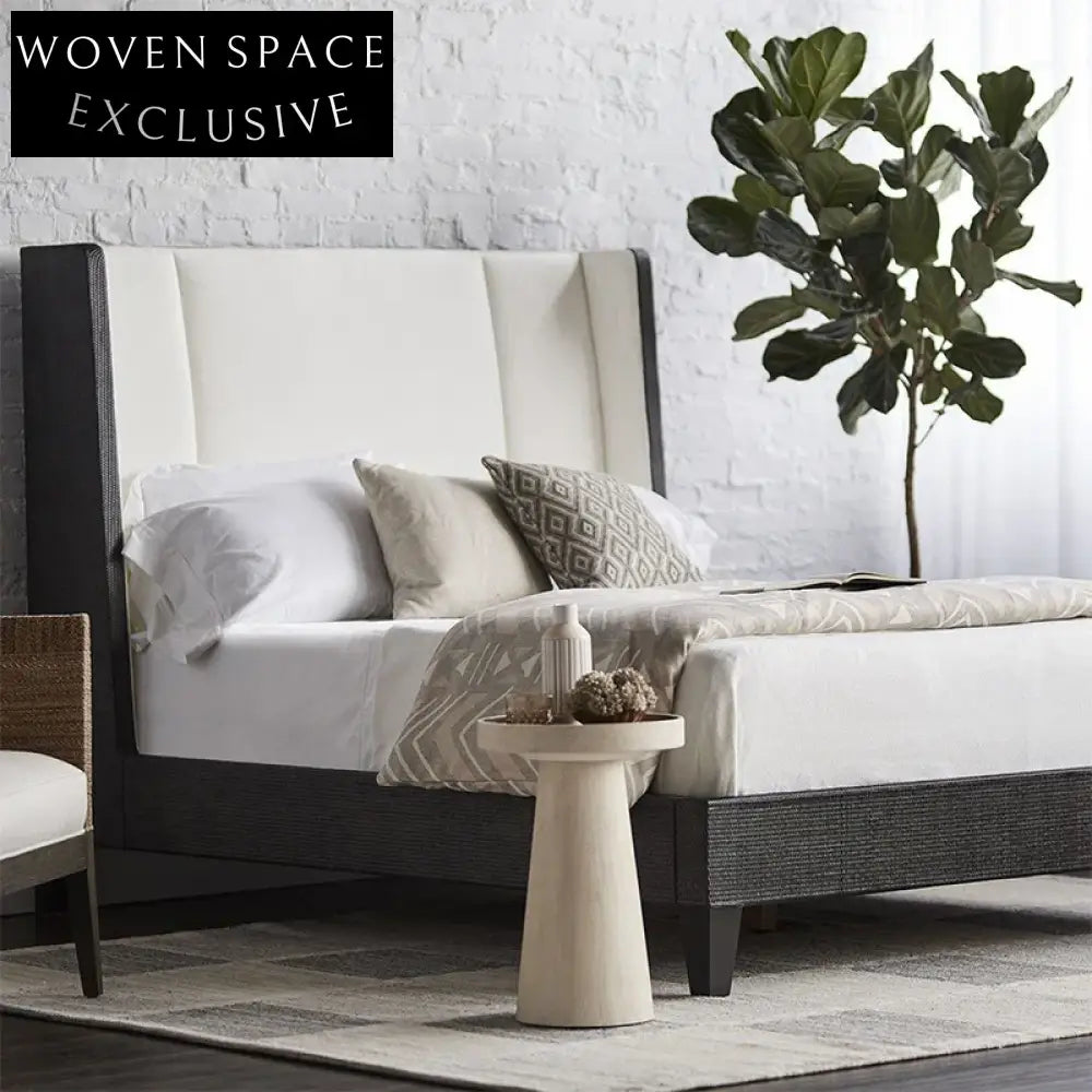 Elegant Solid Oak Wood Round Modern Living Room Side Table