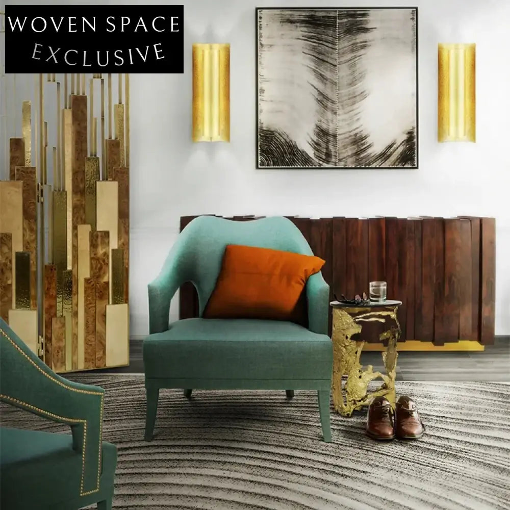 Elegant Solid Walnut Wood Console Table, Retro Antique Living Room Furniture