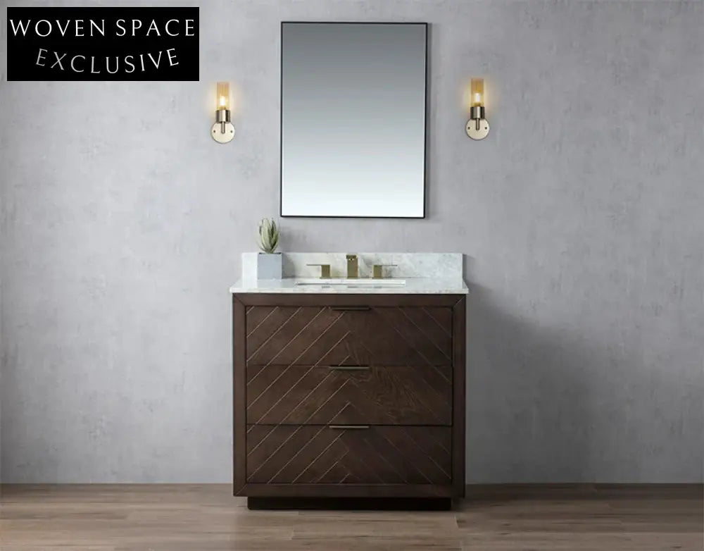 Elegant Solid Wood Bathroom Vanity Cabinet with Soft-Close Drawers Floor-Mounted Design