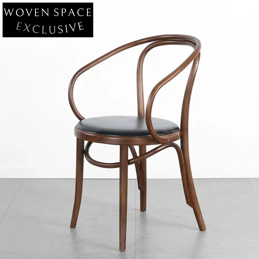 Elegant Solid Wood Bentwood Thonet Replica Dining Chair for Banquet & Hotel