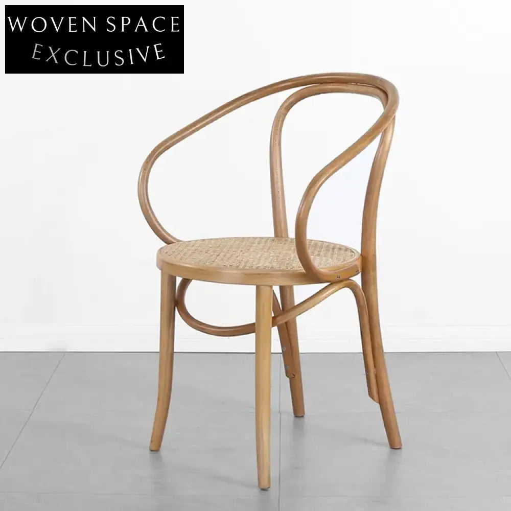 Elegant Solid Wood Bentwood Thonet Replica Dining Chair for Banquet & Hotel