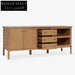 Elegant Solid Wood Console Cabinet with Ample Storage for Modern Homes