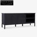 Elegant Solid Wood Console Cabinet with Ample Storage for Modern Homes