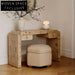 Elegant Solid Wood Console Table with Two Storage Drawers