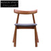 Elegant Solid Wood Fabric Upholstered Dining Chair with Armrests