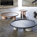 Elegant Solid Wood Round Coffee Tables - Modern Nordic Living Room Centerpiece