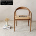 Elegant Solid Wood Upholstered Dining Chair for Cafe Restaurant Home Seating