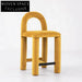Elegant Solid Wood Velvet High Bar Stool for Kitchen Island