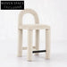 Elegant Solid Wood Velvet High Bar Stool for Kitchen Island