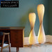 Elegant Spiral Iron LED Floor Lamp Warm Light Home Decor Modern Design