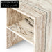 Elegant Square Marble Side Table with 2-Layer Shelving, Bedroom Nightstand