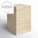 Elegant Square Natural Marble Luxury Modern Side End Table