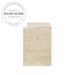 Elegant Square Natural Marble Luxury Modern Side End Table