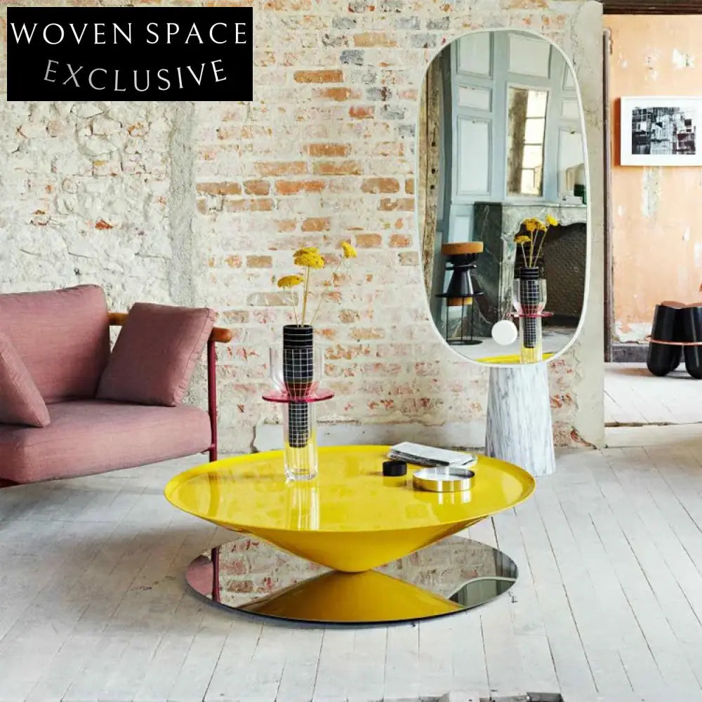 Elegant Stainless Steel Cone Coffee Table for Modern Living Room