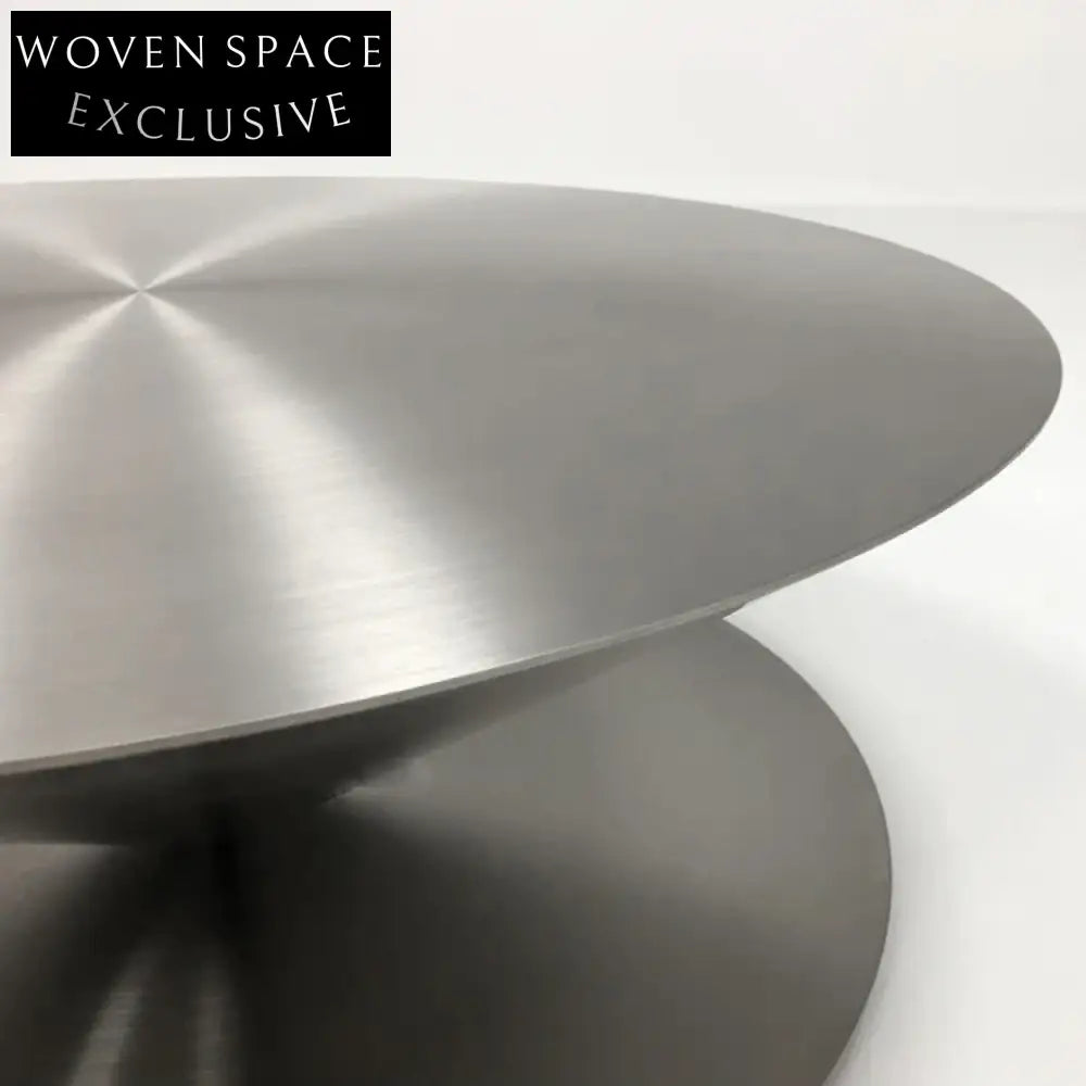 Elegant Stainless Steel Cone Coffee Table for Modern Living Room