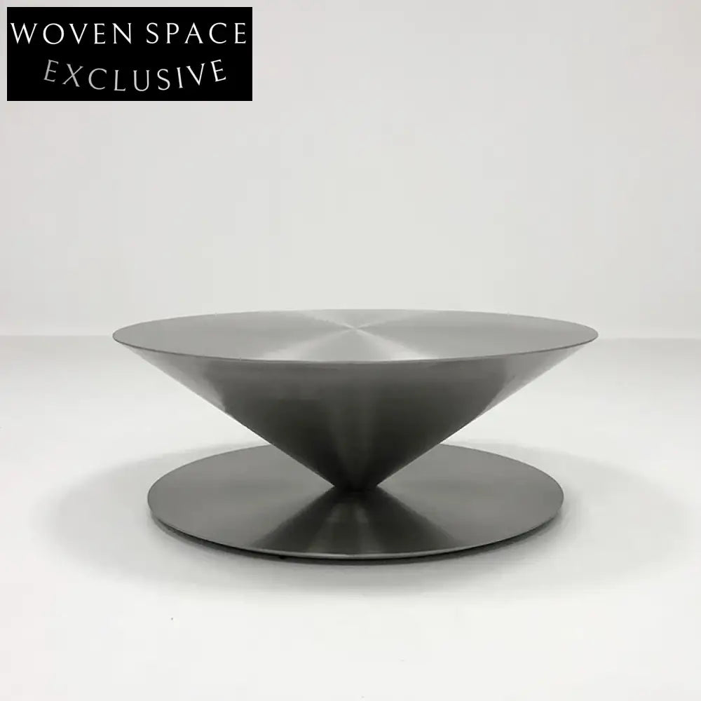Elegant Stainless Steel Cone Coffee Table for Modern Living Room