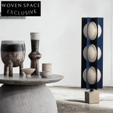 Elegant Tall Metal & Marble Base Standing Floor Light for Living Room Decor