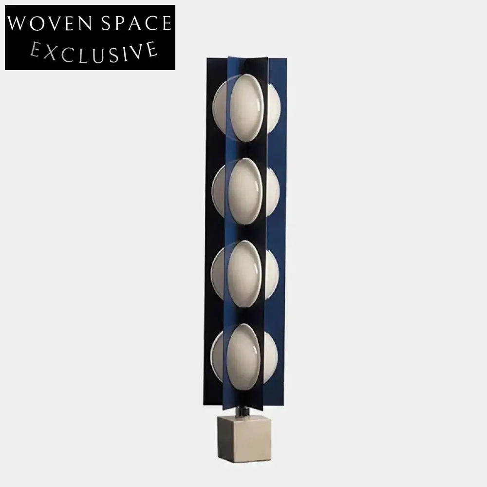 Elegant Tall Metal & Marble Base Standing Floor Light for Living Room Decor