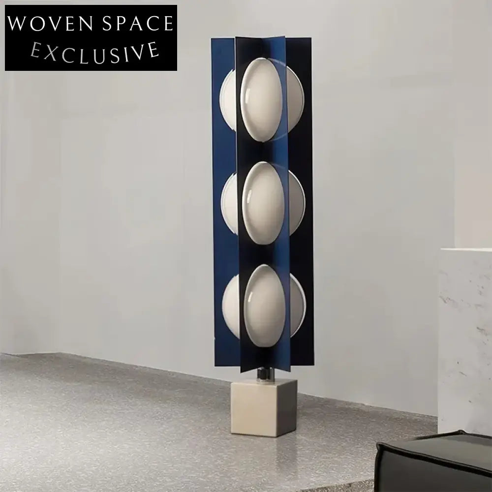 Elegant Tall Metal & Marble Base Standing Floor Light for Living Room Decor