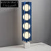Elegant Tall Metal & Marble Base Standing Floor Light for Living Room Decor