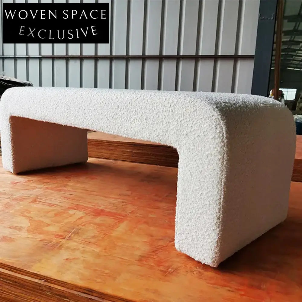 Elegant Teddy Velvet Tufted Bench, Living Room Bedroom Bed End Stool