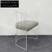 Elegant Transparent Acrylic Curved Backrest Modern Dining Chair