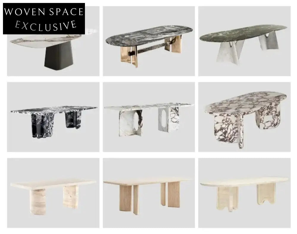 Elegant Travertine Italian Handcrafted Coffee Table