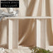 Elegant Travertine Stone Marble Console Table for Modern Living Room Entryway