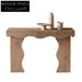 Elegant Travertine Stone Natural Marble Minimalist Console Table for Living Room
