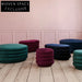 Elegant Velvet Accent Stool, Modern Round & Rectangular Ottoman