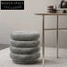 Elegant Velvet Accent Stool, Modern Round & Rectangular Ottoman