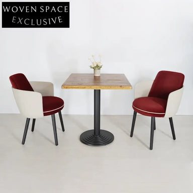 Elegant Velvet Arm Dining Chair with Fiberglass Frame for Modern Interiors