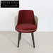 Elegant Velvet Arm Dining Chair with Fiberglass Frame for Modern Interiors