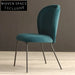 Elegant Velvet Dining Chair, Gold Metal Legs, Modern Kitchen Restaurant Seating
