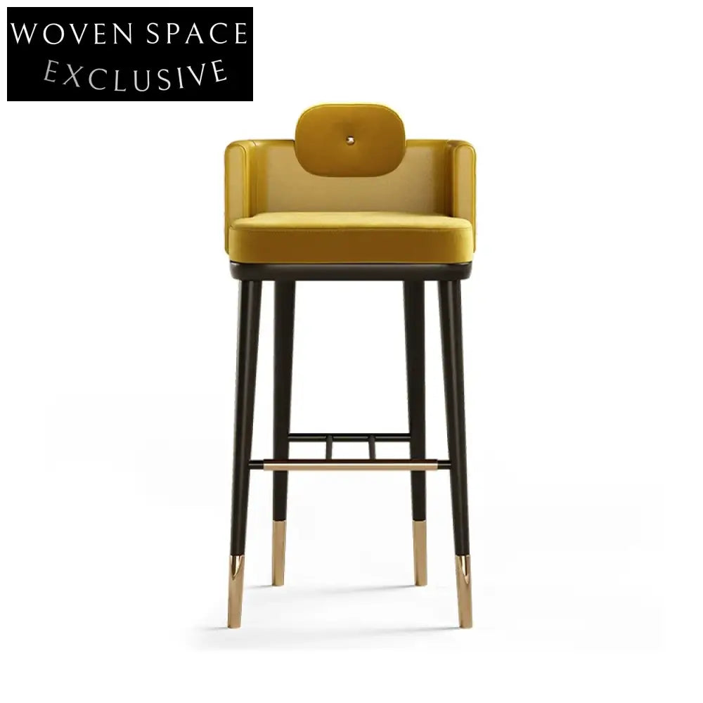 Elegant Velvet Dining Chair Gold Stainless Steel Legs Modern Restaurant Home Seating