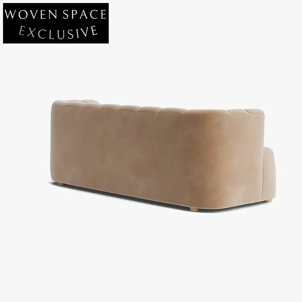 Italian Luxury Velvet Love Seat Sofa - Modern Living Room Furniture Villa Style