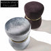 Elegant Velvet Round Ottoman Stool - Chic Footrest, Makeup Vanity Seat