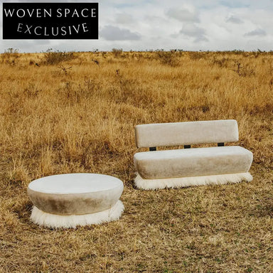 Elegant Velvet Tufted Sofa Set - Royal Living Room Furniture Collection