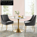 Elegant Velvet Upholstered Dining Chair with Modern Gold Legs