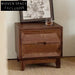 Elegant Vintage Black Walnut Wood Frame Luxury Bedroom Living Room Side Table