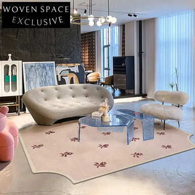 Elegant Vintage Marble Brown Geometric Area Rug for Modern Living Spaces