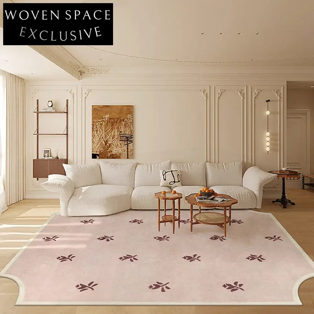 Elegant Vintage Marble Brown Geometric Area Rug for Modern Living Spaces
