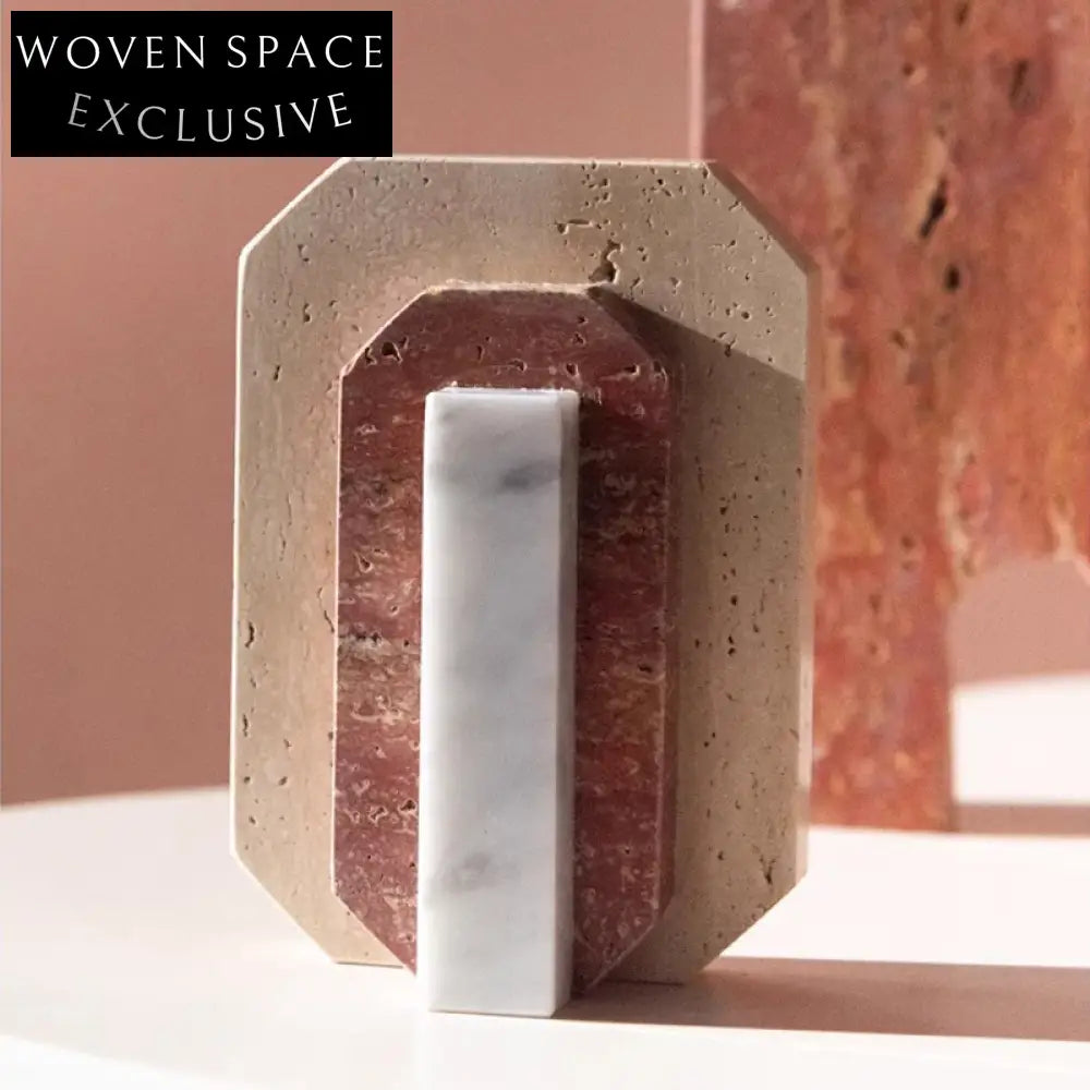Elegant Vintage Marble Tabletop Ornament for Living Room, Unique Garden Style Decor